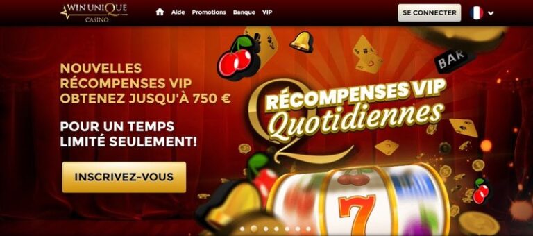 Découvrez les Secrets de Win Unique Casino : Jouez en Ligne en France
